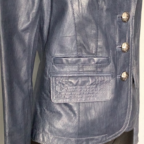 DANIER Leather Blazer - Picture 3 of 11